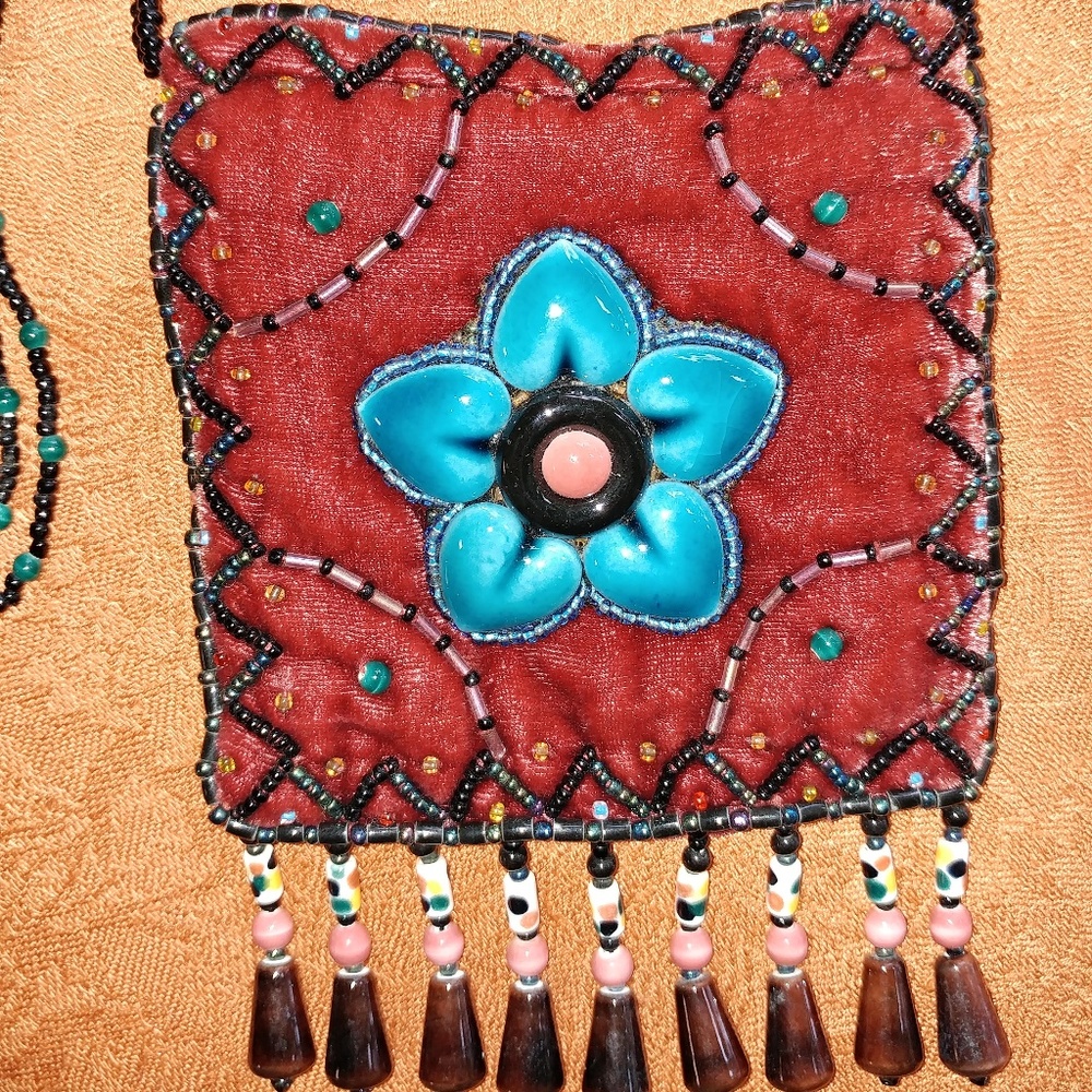 Beaded Vintage Satchel - Beautiful!